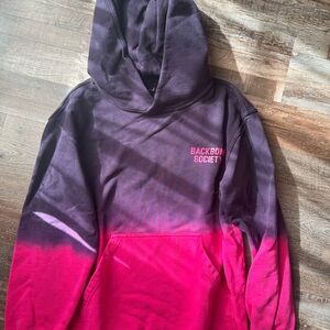 Back Bone Purple Hoodie